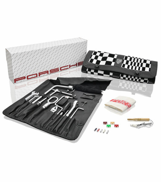 Porsche Assembly Gloves in McLaughlan Red Tartan | Porsche Design Discount