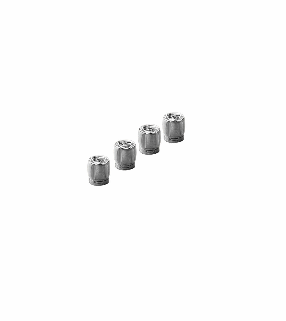 Porsche Decorative Valve Sleeves with Monochrome Porsche Crest | Porsche Design Popular