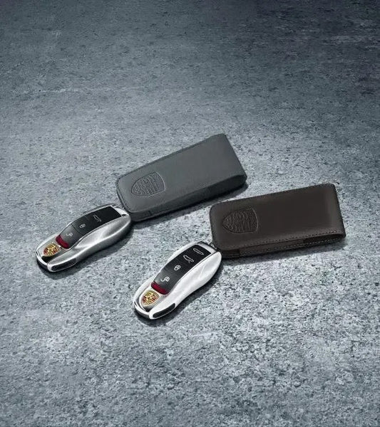 Porsche Leather Key Pouch for 718, 911, Cayenne, Panamera and Macan | Porsche Design Exclusive