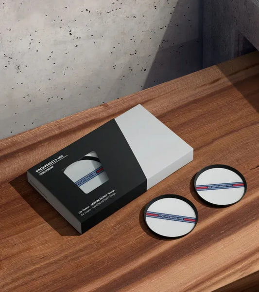 Porsche Car Coasters in MARTINI RACING® Design | Porsche Design Signature