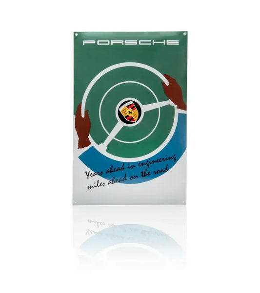 Porsche Classic Enamel Sign – 'Years Ahead in Engineering' | Porsche Design Latest