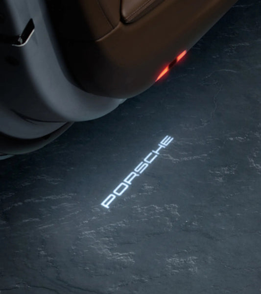 LED "PORSCHE" logo door projectors | Porsche Design Special Offer
