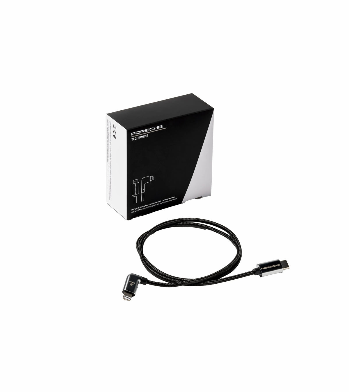 Porsche USB type C™ smartphone charging cable with Apple Lightning® connection | Porsche Design Everyday