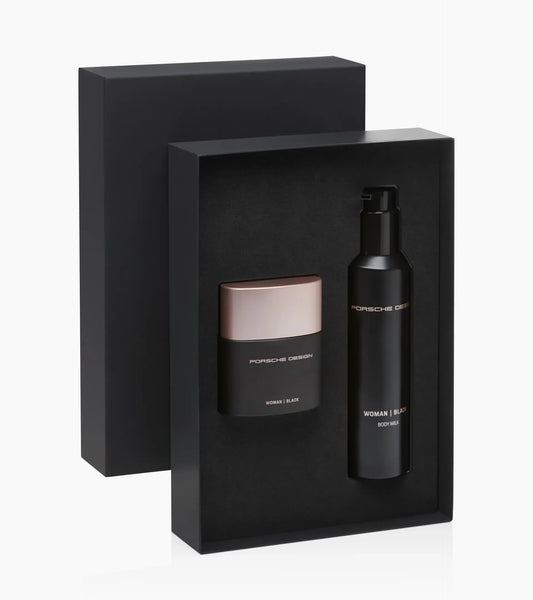 Porsche Design Woman | Black EDP & Body Milk Gift Set | Porsche Design Smart Buy