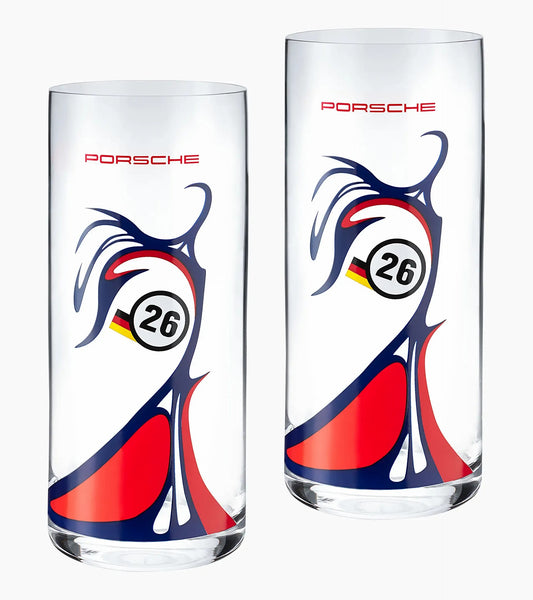 Set of 2 long drink glasses – GT1 | Porsche Design Signature