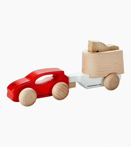 Cayenne Wooden Car with Horse Trailer | Porsche Design Customer Favorite