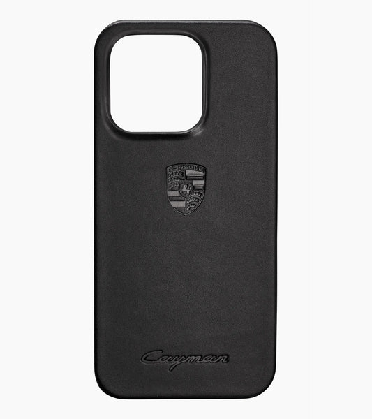 Cayman leather iPhone 14 Pro snap-on case – Essential | Porsche Design Best Price