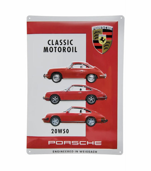 Metal plate – Motoroil 20W50 | Porsche Design Premium