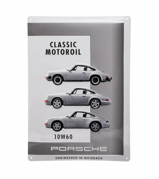 Metal plate – Motoroil 10W60 | Porsche Design Sale