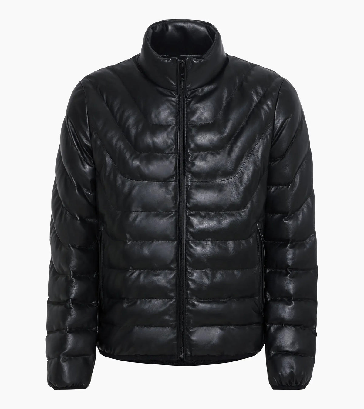 Athleisure padded leather jacket | Porsche Design Everyday