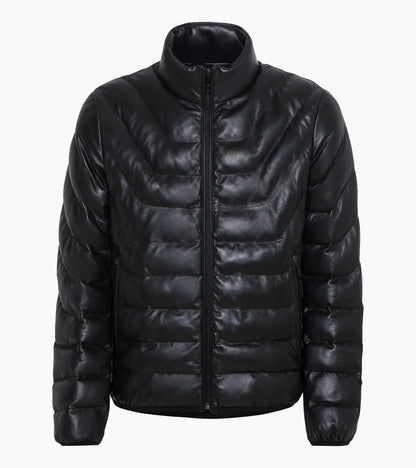 Athleisure padded leather jacket | Porsche Design Everyday