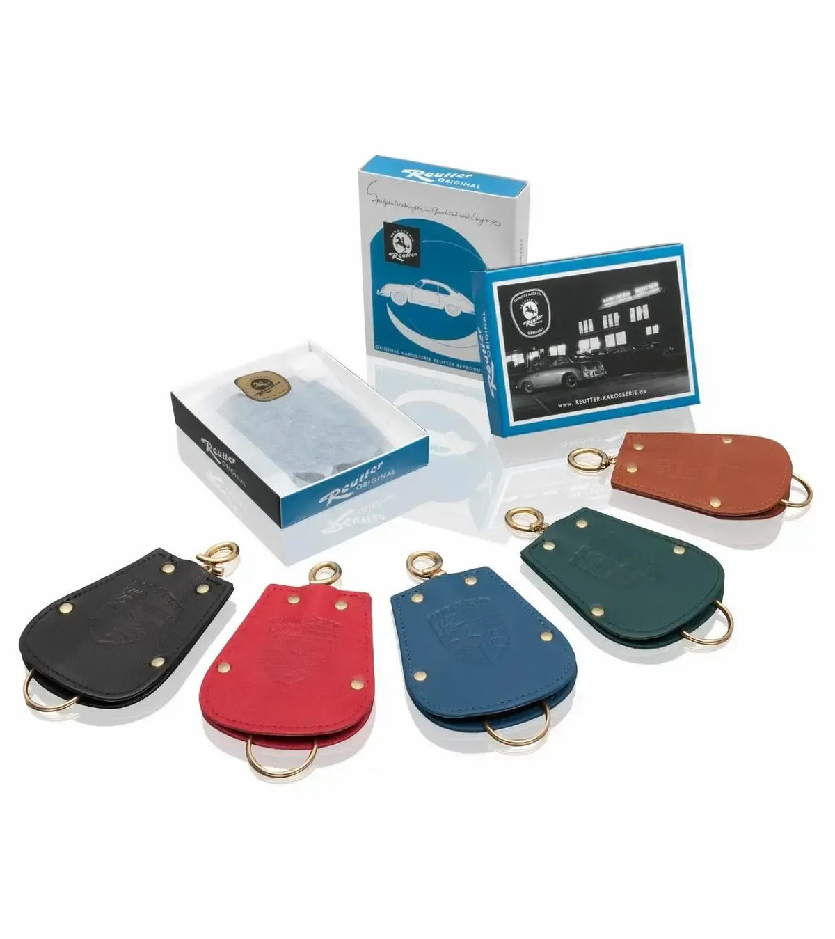 Porsche Classic Reutter Leather Key Pouch | Porsche Design Sale