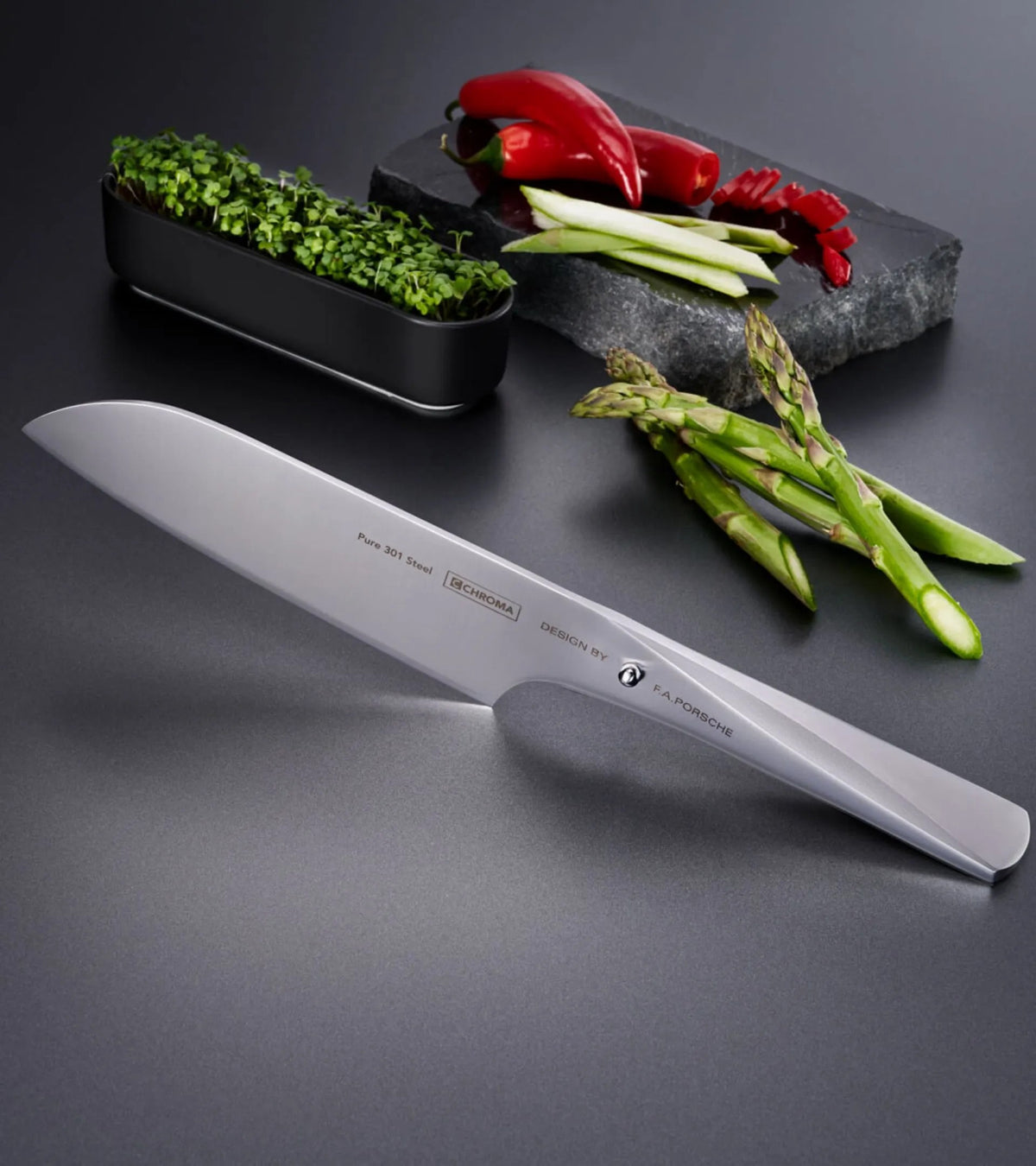 Santoku knife P02 | Porsche Design Customer Favorite
